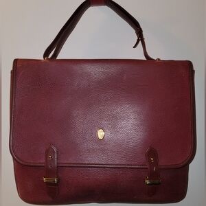 Cartier Red Leather laptop / document bag / briefcase